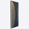 Puerta 76 grafito champagne 80 cm derecha Pavir