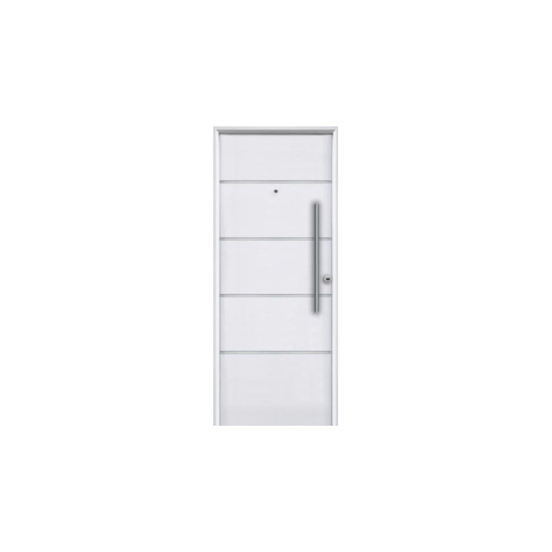 Puerta Futura 80 cm blanca derecha Pavir
