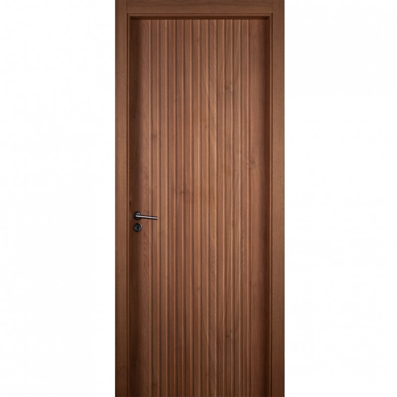 Puerta Gema R cedro marco madera 80/15 D Oblak