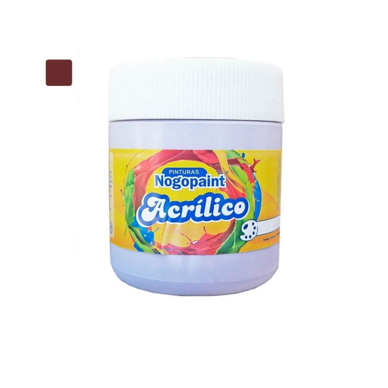 Acrilico artistico 200cc borgoña Nogopaint