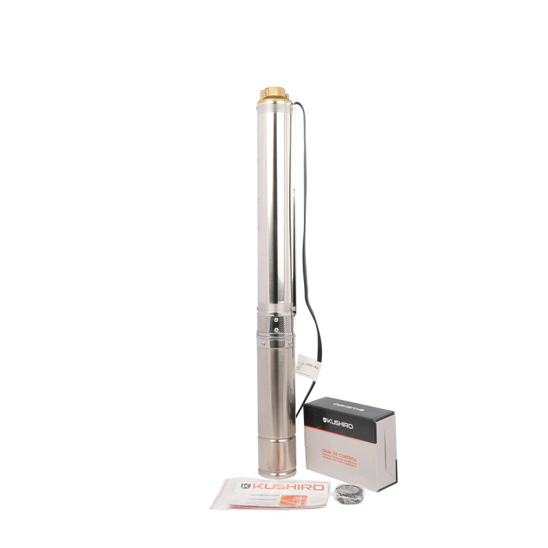 Bomba sumergible pozo profundo 1HP Kushiro
