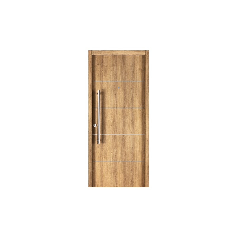 Puerta mod 1983 Roble Natural marco chapa 80 I Oblak