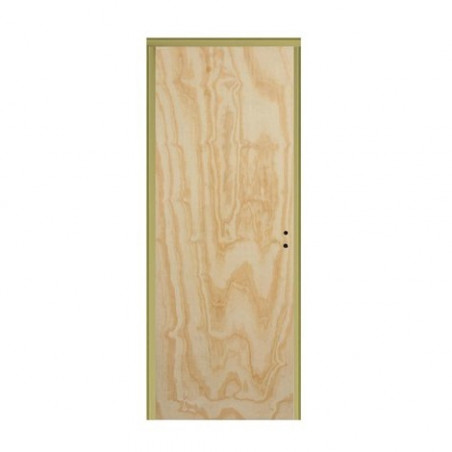 Puerta placa Pino marco chapa 70/10 I Piamel