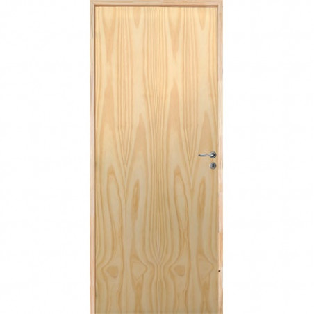 Puerta placa Nativa marco madera 80/10 I Oblak