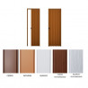 Puerta plegadiza PVC mogno 82 x 210 cm Claraluz