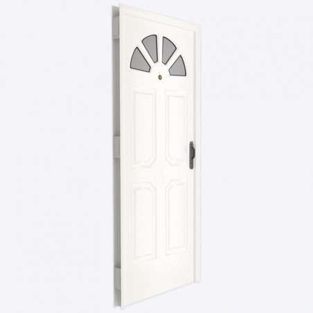 puerta Sol clasica 80 cm blanca izquierda Pavir