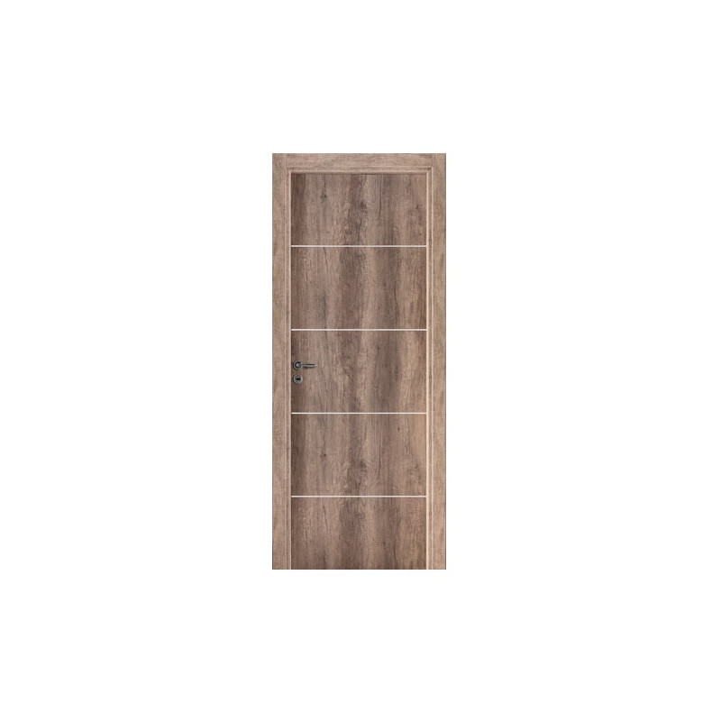 Puerta Tekstura H Nogal marco madera 80/15 D Oblak