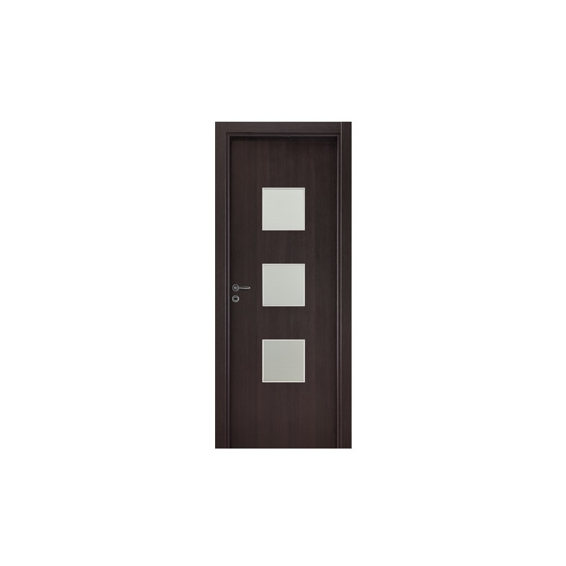 Puerta Tekstura Q Wengue marco madera 70/15 I Oblak