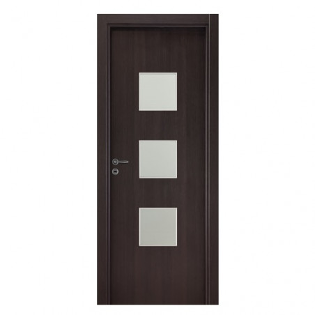 Puerta Tekstura Q Wengue marco madera 70/15 I Oblak