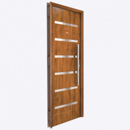 Puerta Verona 50 simil madera 80 cm roble D Pavir