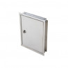 Puerta para llave de paso 15 x 15 cm acero inoxidable Dhinox