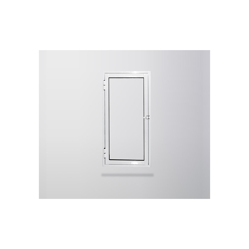 Raja lucera 50 x 100 cm vidrio entero aluminio blanco
