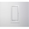 Raja lucera 50 x 100 cm vidrio entero aluminio blanco