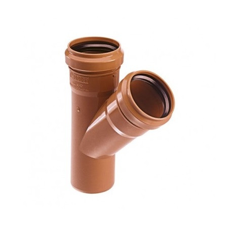 Ramal reduccion 45º MH 110 x 63mm Junta elastica