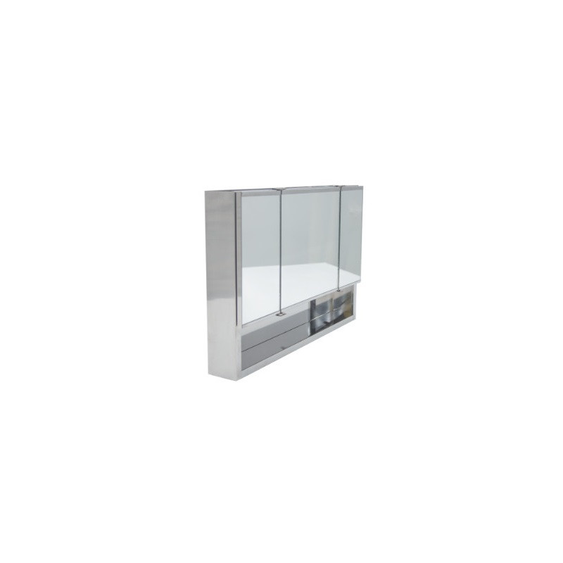 Botiquin acero inoxidable 60 x 40 x 8 cm Dhinox