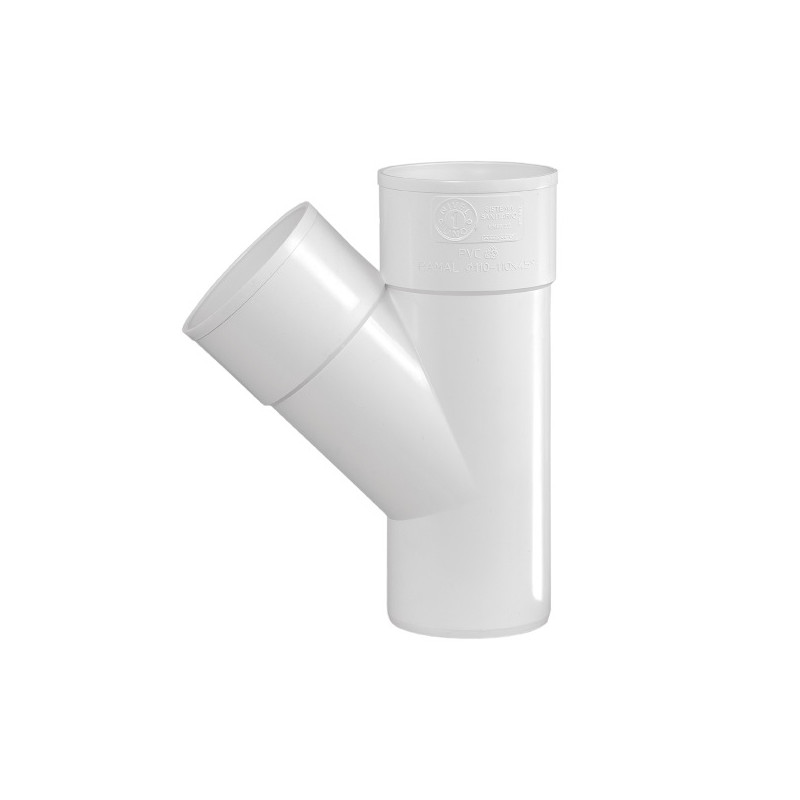 Ramal PVC 45º 110mm MH Nivel 1