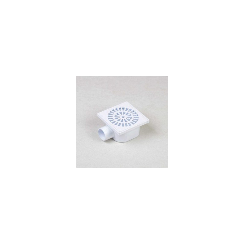 Receptaculo ducha PVC 10 x 10 cm Concorplast