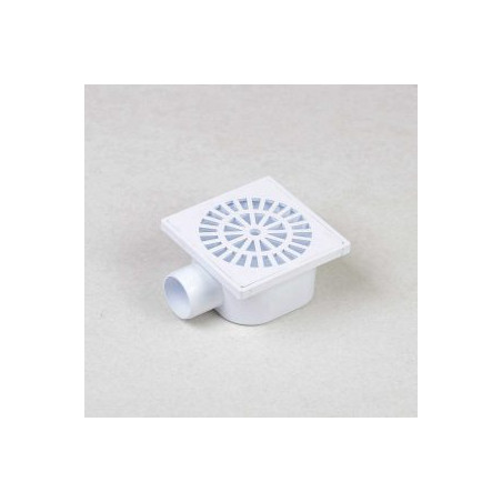 Receptaculo ducha PVC 10 x 10 cm Concorplast