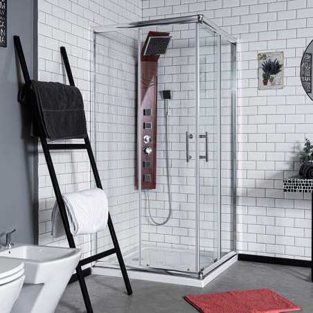 BOX RECTO TRANSP CR 90*90 RECEP 5CM