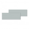 Caja revestimiento liso gris 10 x 21cm Gabriella