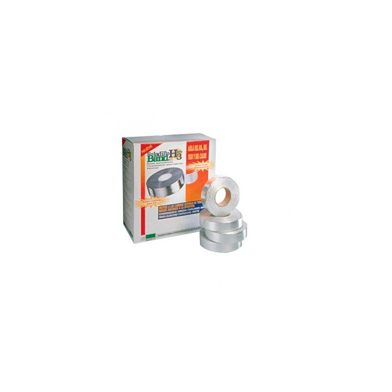 Rollo cinta aluminio XT para termofusion 4cm x 7 mts