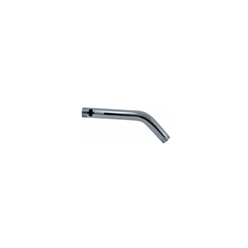 Brazo plastico cromado para lluvia