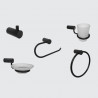 Juego de accesorios para baño Linea 10000 Black Peirano