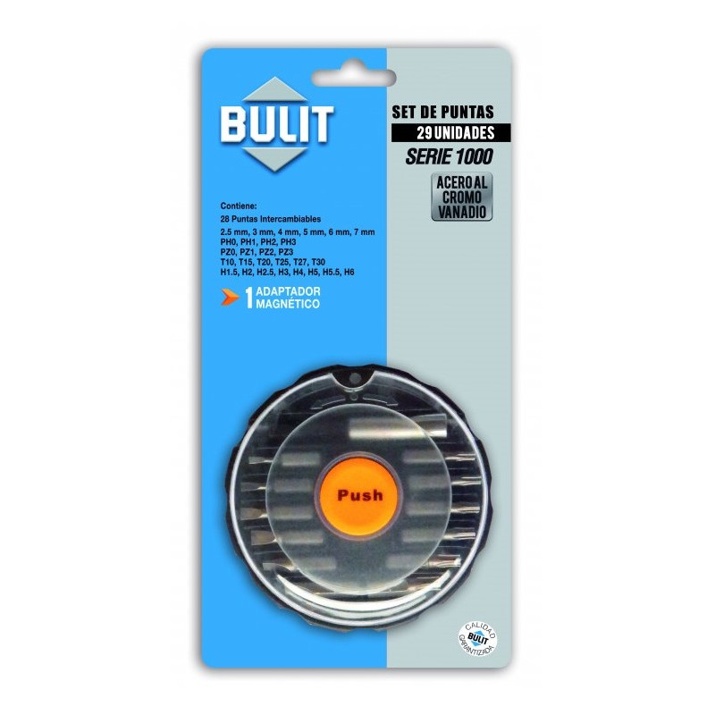 Set puntas y adaptador serie 1000 Bulit