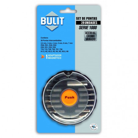 Set puntas y adaptador serie 1000 Bulit