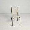 Silla 511 asiento y respaldo tapizado cromada Simet