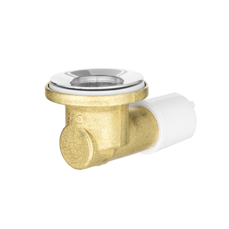 sopapa codo para bañera con adaptador de PVC