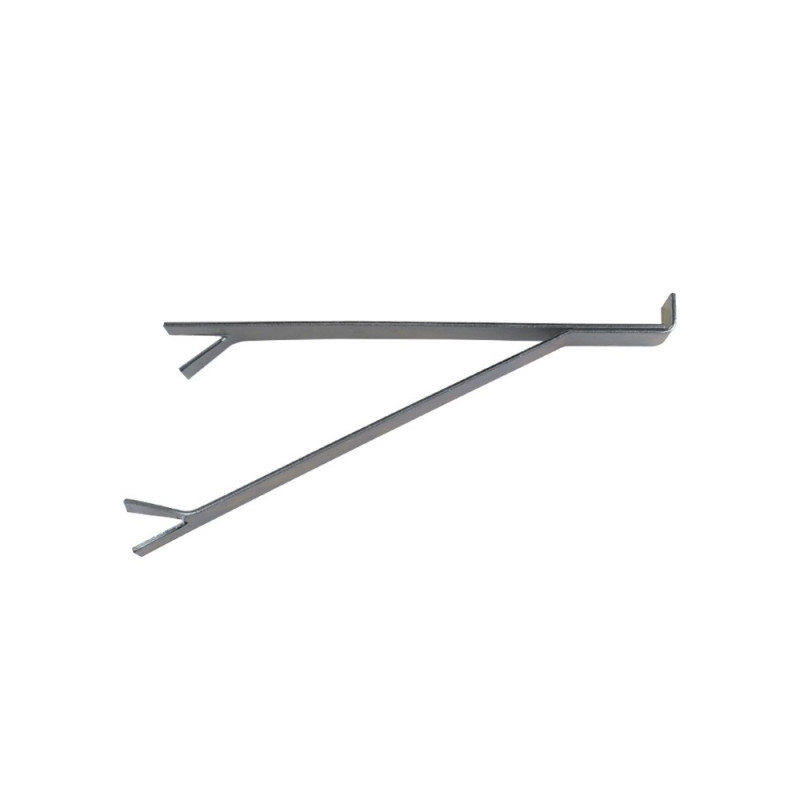 Soporte galvanizado 24 cm para amurar sin accesorios Gramtor