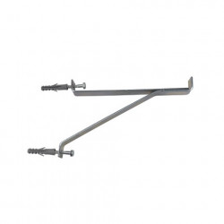 Soporte galvanizado 40 cm...