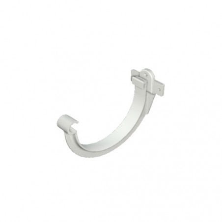 Soporte PVC blanco canaletas Pluvitubo