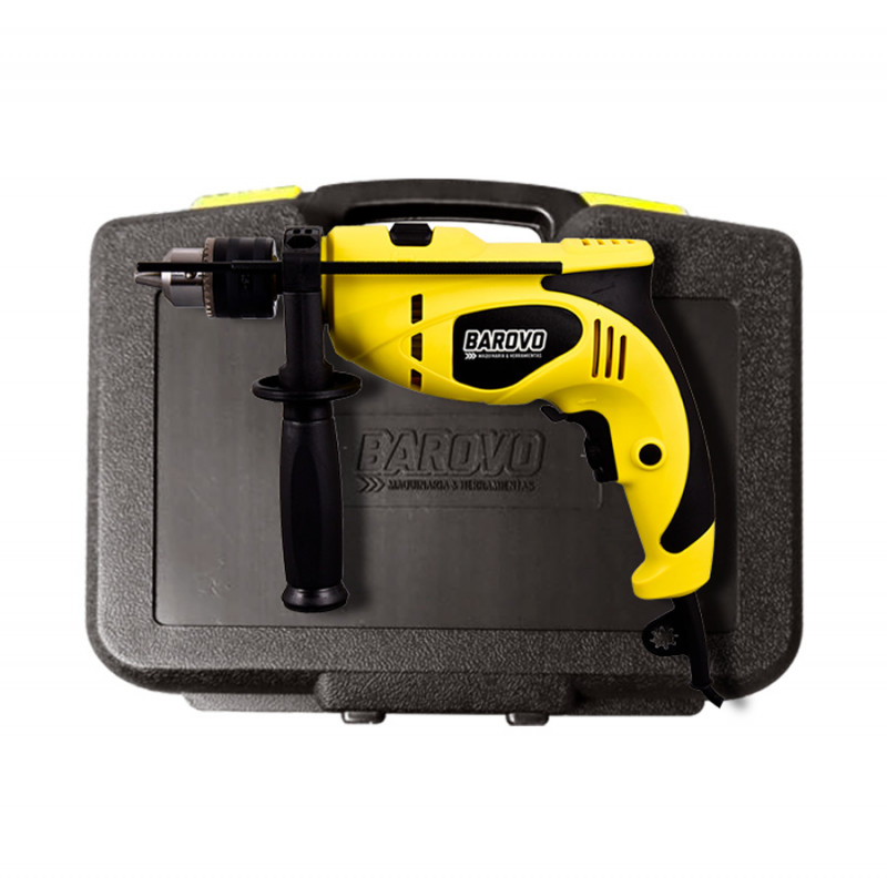 Taladro de impacto 13mm 750w con maletin Barovo