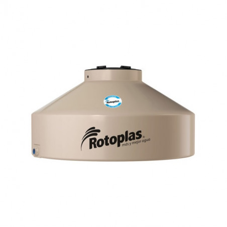 Tanque para agua Garantia de por vida Flat 1000 lts Rotoplas