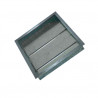Tapa camara chapa galv con filete inoxidable 30 x 30 cm