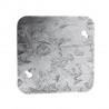Tapa ciega 10 x 10 cm chapa galvanizada