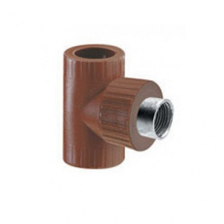 Te termofusion prolongacion rosca hembra 3/4"