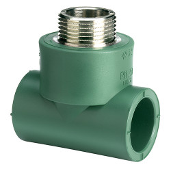 Tee 25 mm inserto macho...