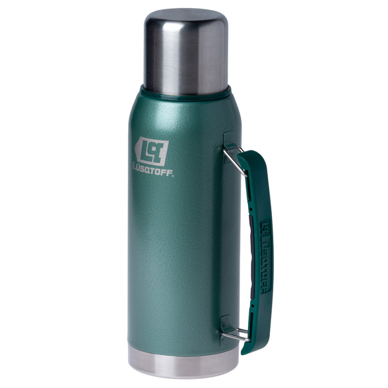 termo acero inoxidable verde 1lt  Lusqtoff