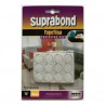 12 topetinas rectangulares 18mm transparentes Suprabond