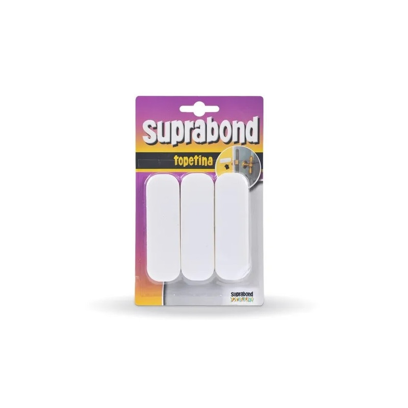 3 topetinas rectangulares blancas Suprabond