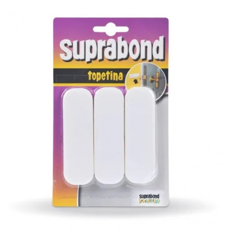 3 topetinas rectangulares blancas Suprabond