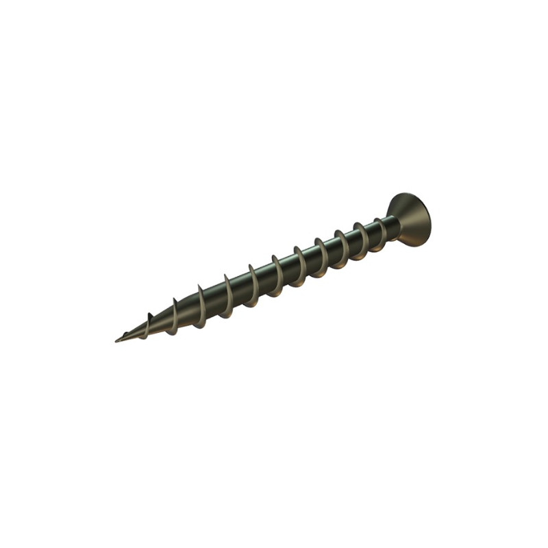 Tornillo Fix para madera 8 x 1 3/4" negro