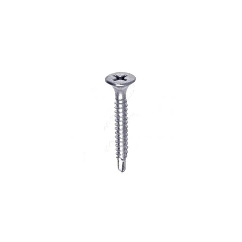 Tornillo T3 punta mecha 6 x 1 5/8" zincado
