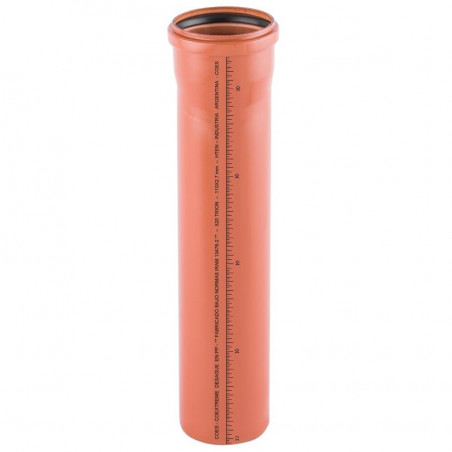 Tubo 40mm 4 mts Junta elastica