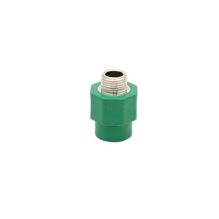 Tubo 20mm inserto macho 1/2" termofusion