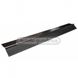 Caballete chapa negro liso...