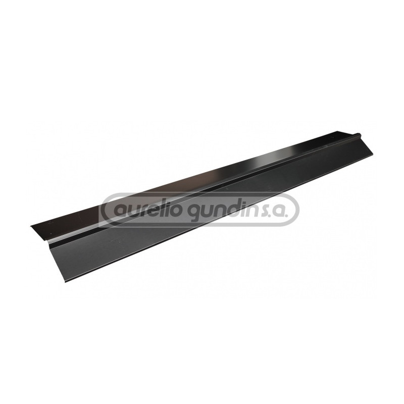 Caballete chapa negro liso 60 cm 2.44 mts